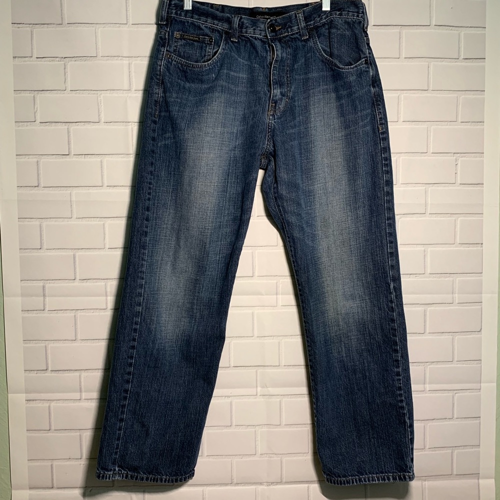 Calvin Klein Relaxed Straight Medium Wash Jeans